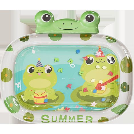Aufblasbare Kühlmatte für Hunde 150 x 107 cm – Kühlendes Wasserkissen, sommerliches Anti-Hitze-Haustierbett, interaktives Spielzeug und Klimaanlagenzubehör für den Sommer