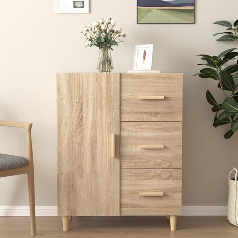 vidaXL Credenza Rovere Sonoma 69,5x34x90 cm in Legno Multistrato (1/5)