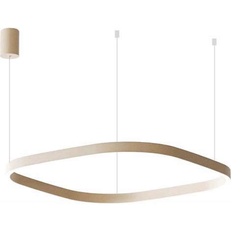 Lampadario moderno gea luce criseide s1g fcrsbe9q led biemissione alluminio (1/5)