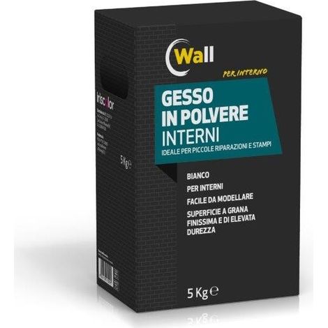 WALL GESSO POLVERE PER INTERNI 5 KG (1/2)