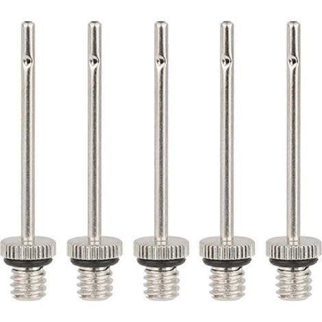 Lot de 6 aiguilles gonflables pour ballons de basket, football et volley-ball. Accessoires de gonflage universels inclus. (1/5)