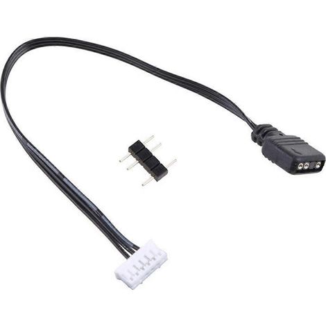 5V ARGB Lüfteradapterkabel, 3-Pin auf 6-Pin Konverter (1/5)