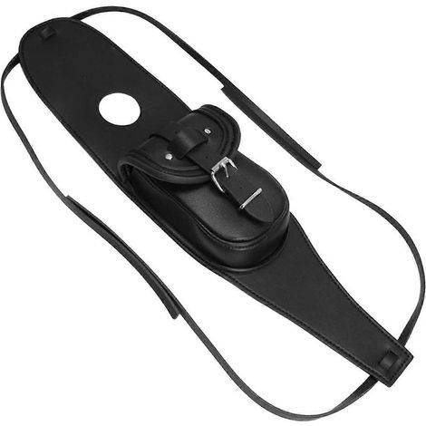 Sacoche de réservoir d'essence noire pour moto Harley Sportster (1/5)