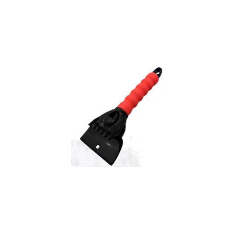 1 Pcs Grattoir à Glace de Voiture,Déneigeur Grattoir à Glace,Grattoir Pare Brise Voiture,Grattoir Vitre Voiture,Raclette Pare Brise Voiture,avec Poignée Antidérapante Rouge,pour Déneigement et