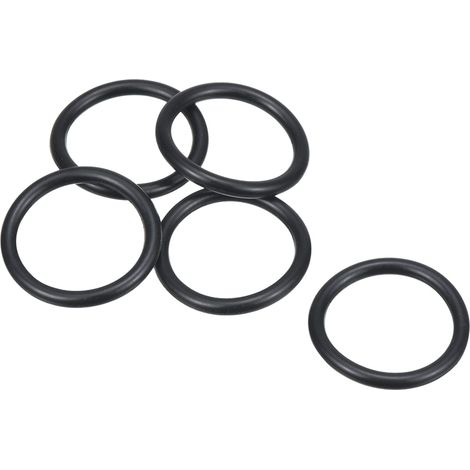 Joint Torique en Caoutchouc Nitrile 24mm OD 19mm ID 2,65mm Largeur, 20 Joints Etanchéité Métriques pour Robinet Plomberie Réparation Automobile, Noir (1/5)