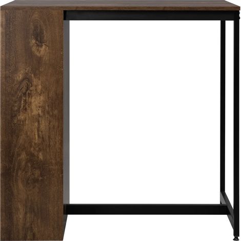 Mesa de bar alta de aglomerado y metal 91 x 49 x 91 cm (1/5)