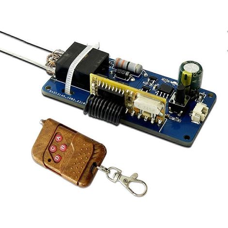Netzteil für den 3,7-V-Hochspannungsgenerator 433M mit Fernbedienung und LED-Anzeige (1/5)