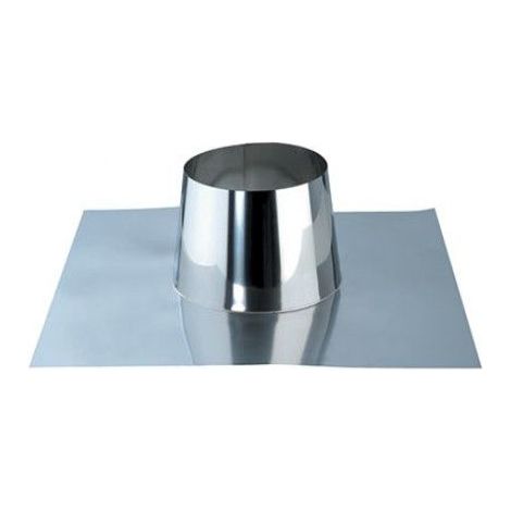 Faldale monoparete piatto in acciaio inox dm 80 mm