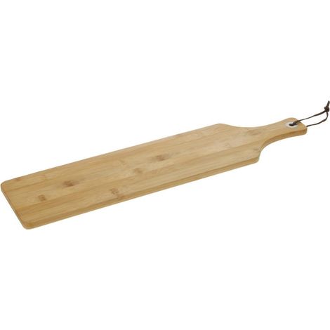 Tabla de cortar y servir de bambú con mango 57x14x1cm EXCELENTE MENAJE PARA EL HOGAR (1/2)