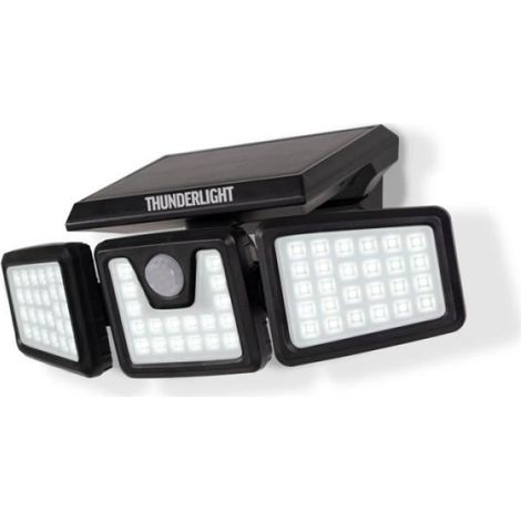 Projecteur solaire 3 têtes - - Blanc - Energie solaire - Détecteur de mouvement - LED - Contemporain (1/4)