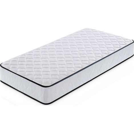 Matelas à ressorts ensachés 7 zones avec protège-matelas H3 90x190 cm (1/5)