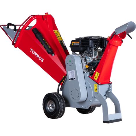 Torros – Broyeur de végétaux thermique 6,5 ch 196 cc jusqu'à 100 mm – Moteur essence Loncin – Capacité de 3 m³/h – HHK82 (1/5)
