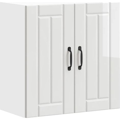 Mueble de pared de cocina moderno Lucca almacenamiento optimizado 60 x 31 x 60 cm madera de ingeniería blanca 020050164 (1/5)