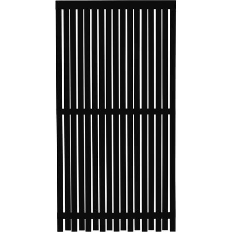 Plus Zaun Nagano 90 x 180 cm RAL 9005 Schwarz (1/3)