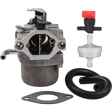 Ensemble de carburateur 590399 compatible Briggs & Stratton 796077 215807, pièce détachée pour tondeuse à gazon. (1/5)
