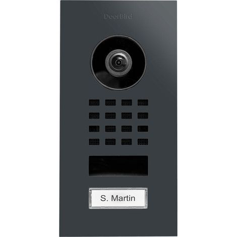 DoorBird D1101V vidéoportier IP anthracite design moderne