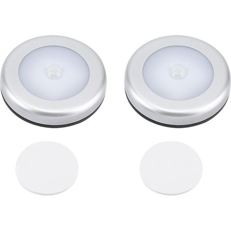Lot de 2 mini lampes murales à 6 LED avec capteur tactile pour couloir, armoire ou autre pièce. (1/5)