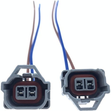 Connecteur de faisceau de câbles d'injecteur de carburant pour Hyundai Reina, Elantra, Hyundai Mistra, Santa Fe, Sonata et ix35 -- JB1116-2P