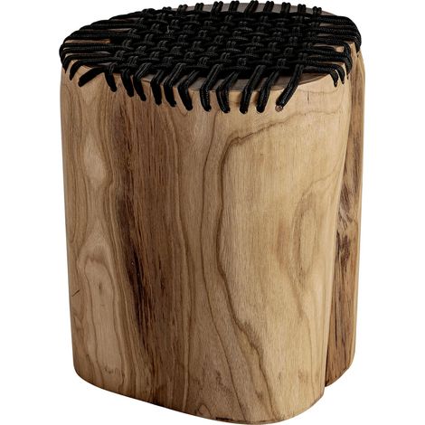 Table basse en bois de suar style ethnique finition naturelle marron - Marron bois naturel suar (1/5)
