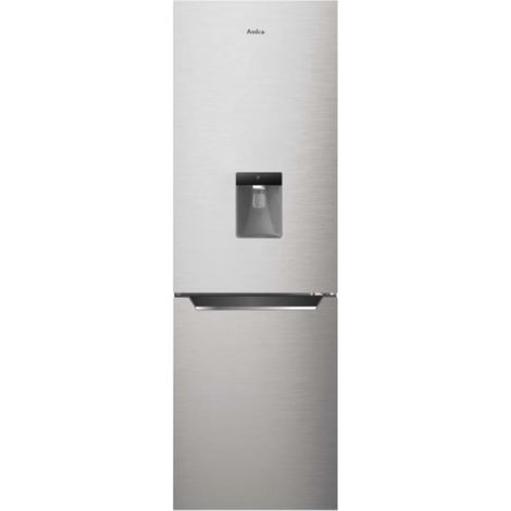Frigorifero combinato in acciaio inox da 185,5 cm e 322 litri - AFN8322DX - Amica