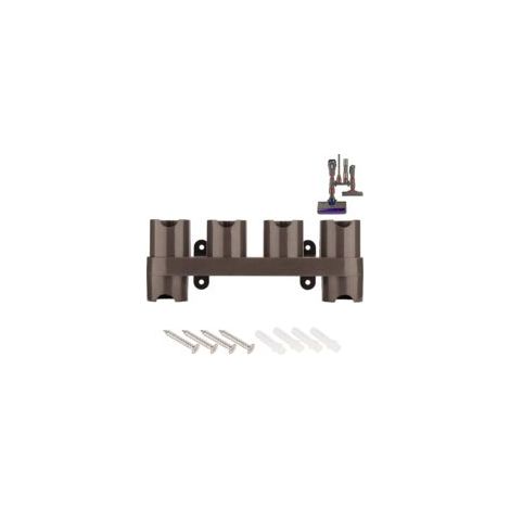 Support mural pour aspirateur sans fil Dyson V15 V7 V8 V10 V11 SV10 SV11, station d'accueil, organiseur, brosses, accessoires de rangement (6 emplacements)