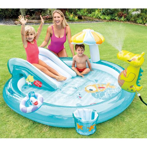 Intex PLAY CENTER ALLIGATORE cm. 201x170x84 h (lt. 160)