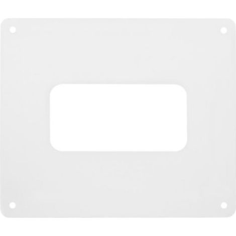 Embellecedor Pared Rectangular 75x150mm PVC Blanco