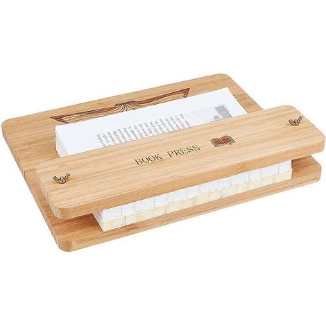 Outil de reliure rectangulaire en bois BurlyWood 290x370x20mm (1/5)