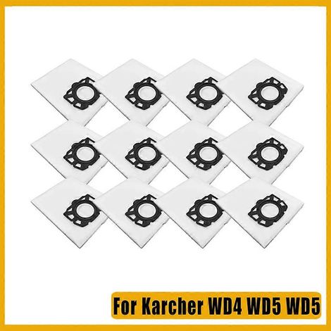 Sacs à poussière et filtres non tissés pour aspirateurs robots Kärcher MV4, MV5, MV6, WD4-WD6, WD4000-WD5999 (1/5)