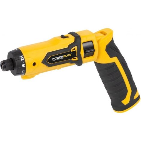 Perceuse powerplus powx00410 sans fil 7.2V 20 réglages couple (1/2)