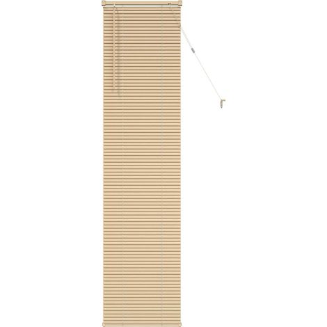 Maison Exclusive - Tenda Veneziana Marrone Chiaro con Motivo 213 x 60 cm 25 mm PVC
