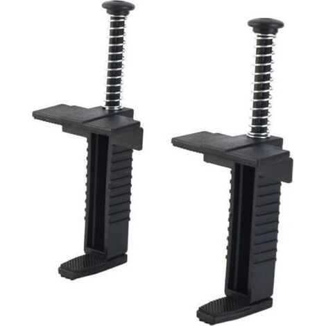 Pack de de 2 Noir serre-joints pour revêtement de briques, XU, Outil de maçonnerie, Outil de mesure de nivellement, Accessoire d'ingénierie pour constructeurs et maçons (1/4)