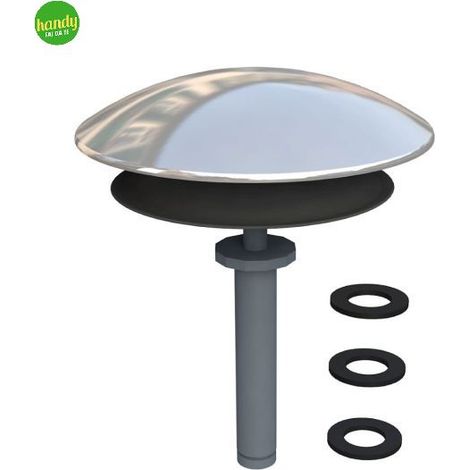 Tapparello in ottone cromato per colonna vasca cromo