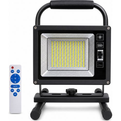 Projecteur LED Rechargeable avec Télécommande Camping 192 LED (1/5)