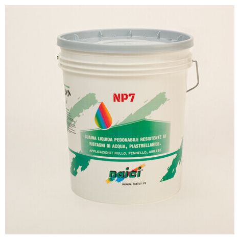 Guaina liquida impermeabilizzante pedonabile np7 grigio 5 kg