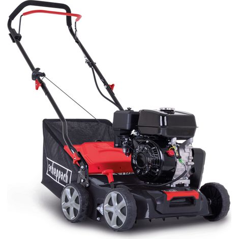 Scheppach Scarificateur thermique SC55P – Scarificateur à essence – Moteur à essence 4 temps 5,4 CV / 4 kW – Cylindrée 212 cm3 – Largeur de travail 40 cm – 6 vitesses – Hauteur réglable