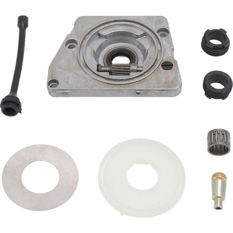 1 Kit pompe à huile,engrenage vis sans fin,fer,rondelle,roulement,tronçonneuse,Husqvarna 61 66 266 268 (1/5)