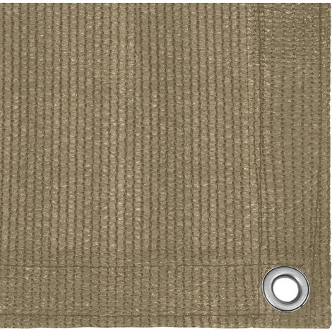 Brise Vue pour Balcon Jardin Terrasse, Écran de balcon, Taupe 75x500 cm PEHD OIB2563E (1/5)