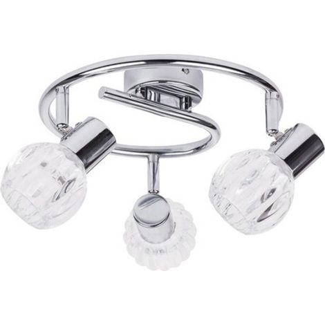 Plafonnier spiralé Lauren Rabalux chrome 3xE14 40W (1/2)