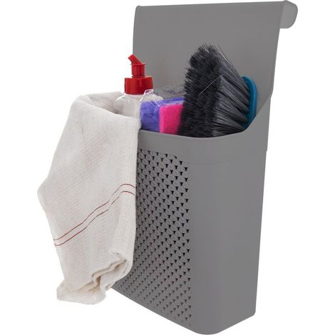 Cesta de puerta de plástico de 24x12x35 cm (1/5)