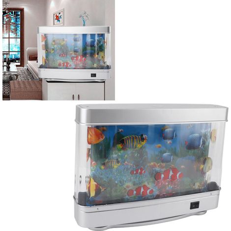 Lampe d'aquarium artificielle LED compacte, fausse lampe décorative pour aquarium, pour enfants et adultes. (1/5)