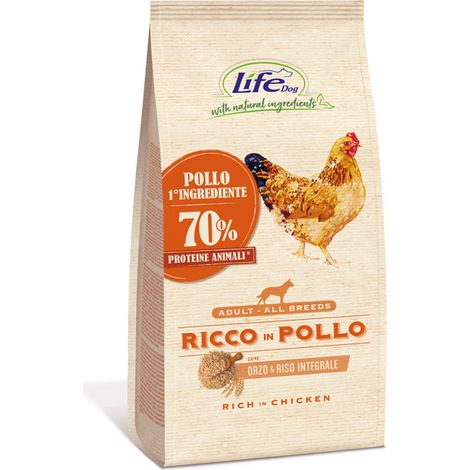 Life Natural Cane 12 kg Pollo