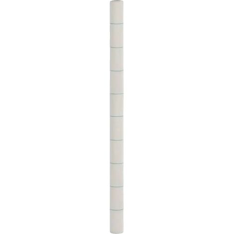 Unkrautschutzgewebe, strapazierfähiges Polypropylen, langlebige Lösung für den Außenbereich, Weiß (1/2)