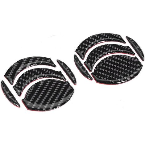 Ensemble de 10 pièces de grilles d'aération de porte en fibre de carbone, compatibles avec Nissan 350z 2006-2009 (1/5)