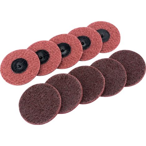 Draper Ten 75mm Polycarbide Abrasive Pads (Medium) (75627) (1/5)