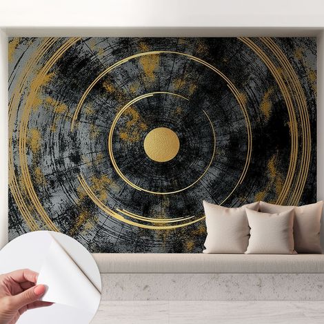 Papier peint autocollant avec imprimé pour cuisine facile à appliquer pour mur a motif Dynamique cosmique 208x146 cm (1/5)
