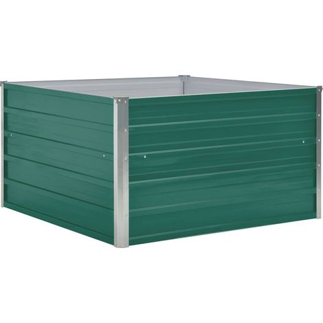 Maison Exclusive - Hochbeet 100 x 100 x 45 cm Verzinkter Stahl Gr (1/5)