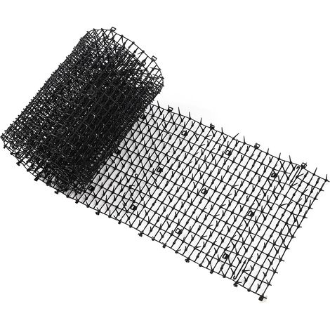 Tapis anti-chats écologique et sûr pour chiens, tapis à picots anti-excréments d'animaux domestiques pour l'intérieur, l'extérieur et le jardin (noir) (1/5)