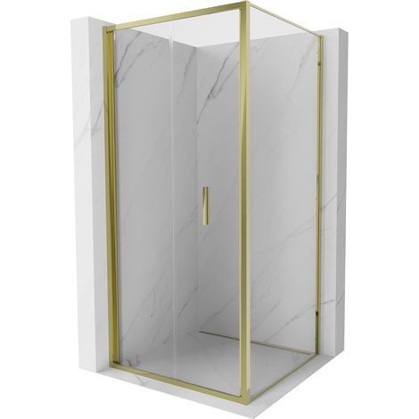 Mexen Exo cabine de douche pliante 120 x 120 cm, transparente, or - 816-120-120-50-00 (1/5)
