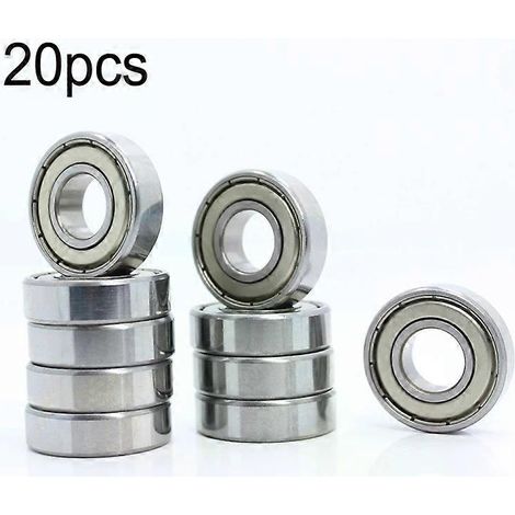 Roulements à billes à gorge profonde 6001ZZ - 20 pièces 12x28x8mm (1/4)